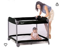 Joovy Room² Large Portable Playpen for Babies a