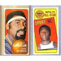 (2) 1970-71 Topps Basketball Stars/hof