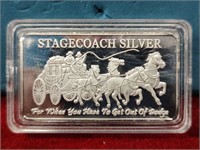 Stagecoach Silver Plated Bar