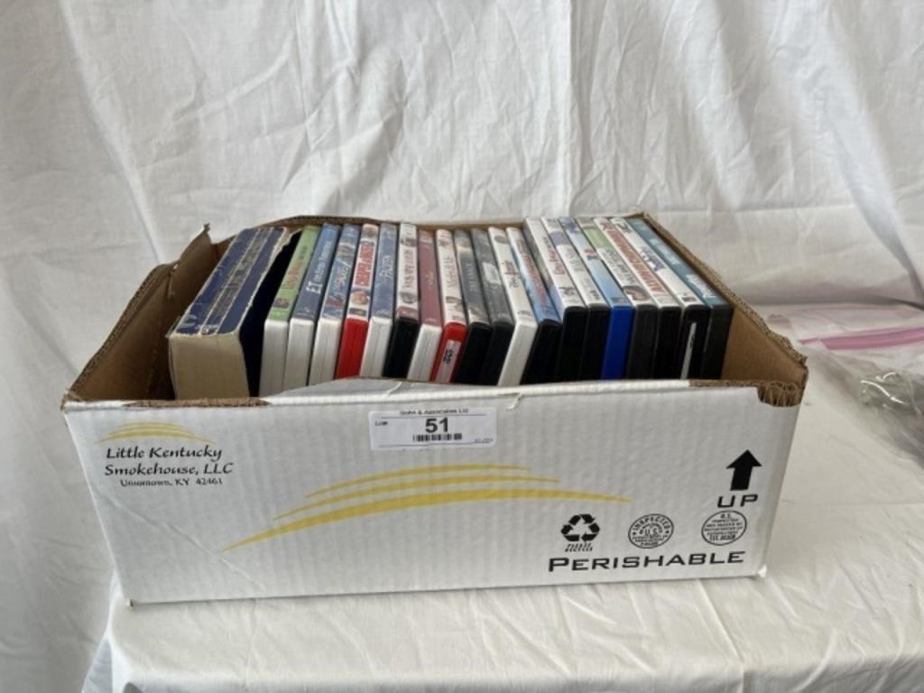 Box of Miscellaneous DVD's