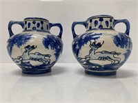 Glazed Ceramic Spain Vases