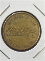 Palisades amusement token