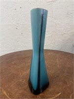7.5" Vintage Futuristic/Modern Art Glass Bud Vase