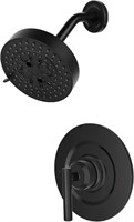 Black T2902BL Shower Trim Kit Compatible w/Moen
