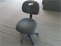 Fabric Upholstered Clerical Chair On Castors