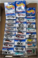 (25) Diecast cars in original packages. Includes: