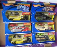 (6) Diecast Hot Wheels vehicles contains semi