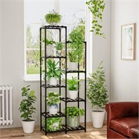 Bamworld Black Plant Stand Outdoor Tall Plant