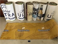 Lot of Alcohol Advertising Rolls