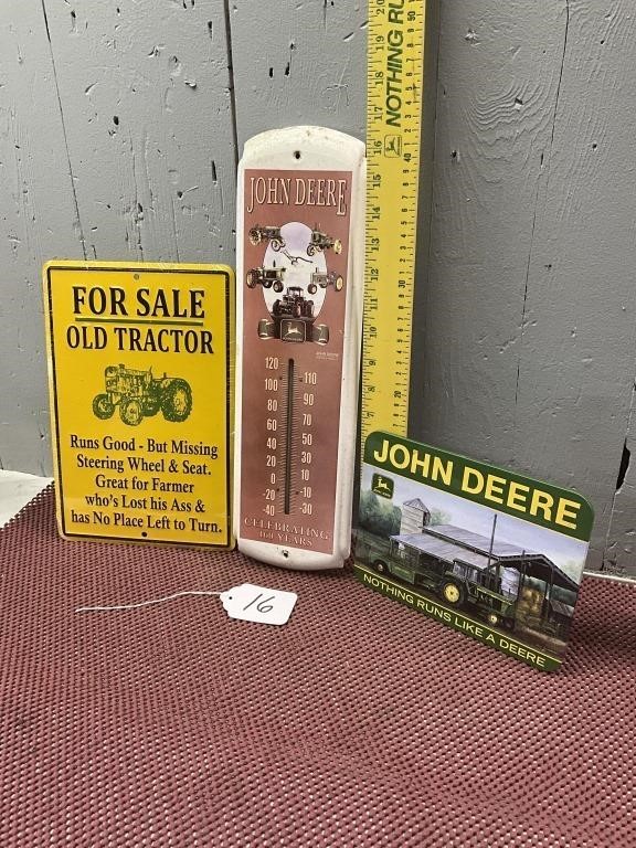 JD Thermometer & Signs