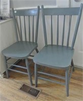 Antique Farm Chairs