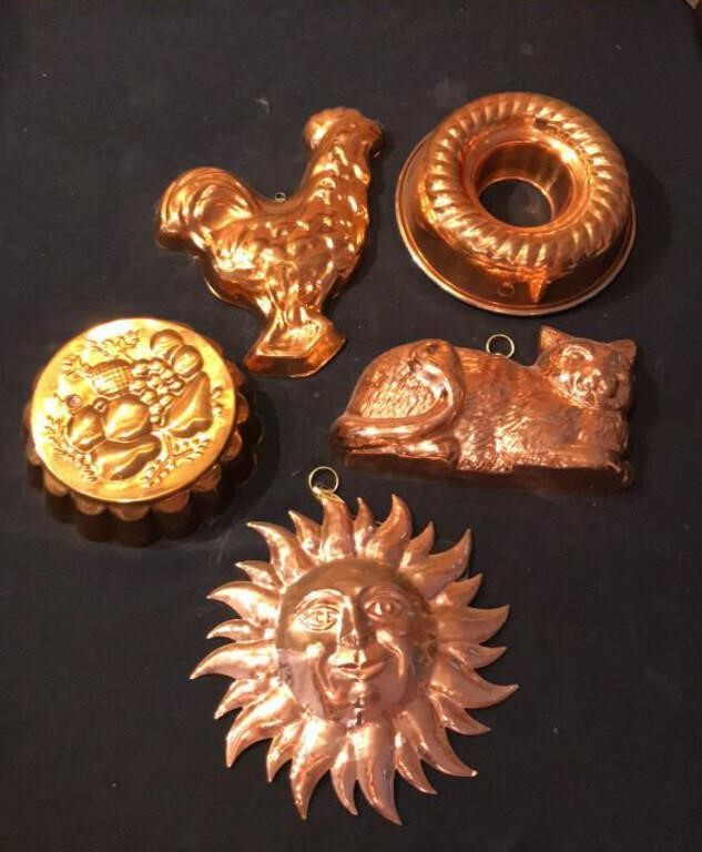 5 Copper Molds