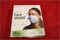 FLTR Anti-Fog Face Shields 10 pack