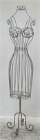 Dress form mannequin - metal 56"h