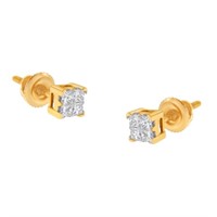 10k Gold .25ct Diamond Stud Earrings