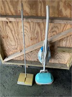 Vintage floor sweepers