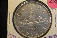 1938 Canada Silver Dollar