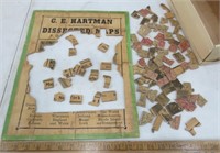 Vintage C.E. Hartman map/puzzle of Ohio