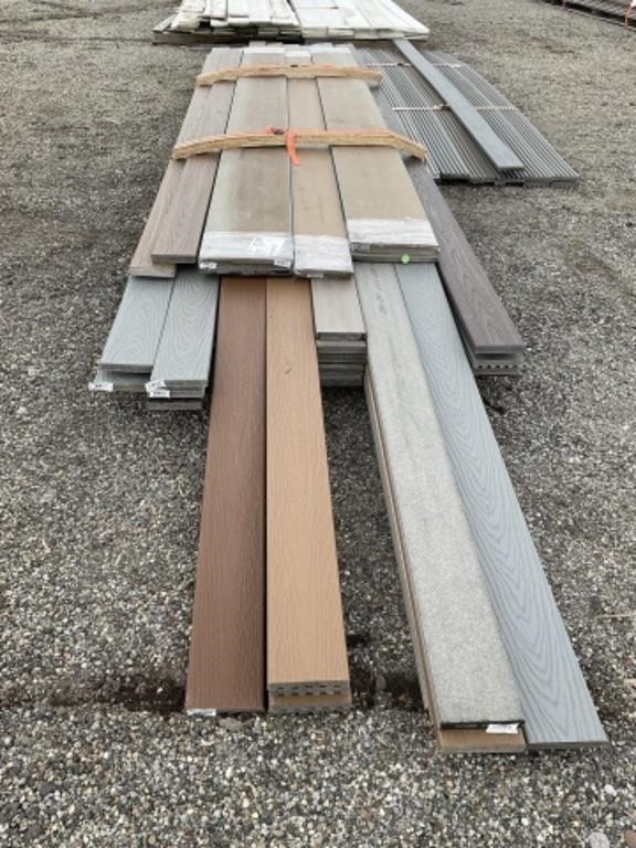 Pallet of Misc Colored Decking/Fascia