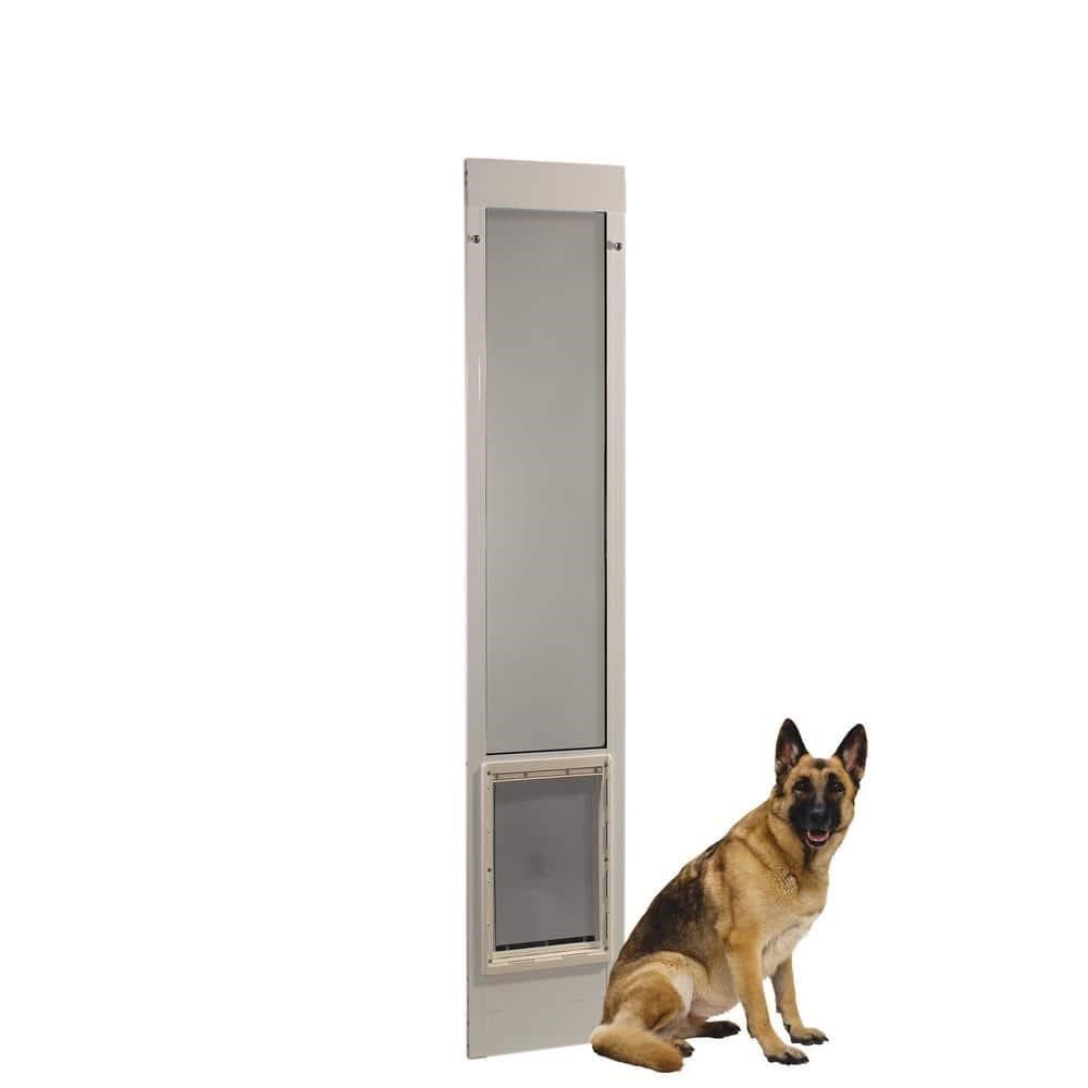 White Pet/Dog Patio Door Insert 15x20in