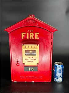 GAMEWELL FIRE ALARM CALL BOX COMPLETE NO KEY