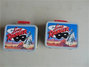 Two Small Lone Ranger Lunch Boxes