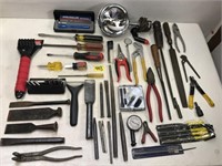 Various Tools, Chisels, Screwdrivers and More