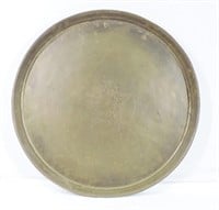 Antique Large Brass Tray 21.5"