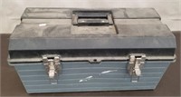 Tuff-Box Plastic Tool Box w/ Assorted Tools