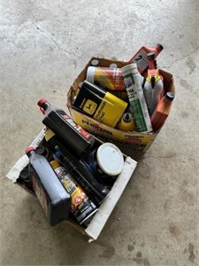 2 Boxes of grease/oil