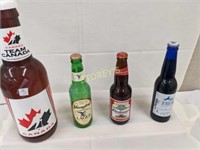 various bottles & LG piggy bank