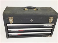 Vintage Metal Toolbox w/Tools