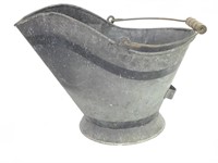 NICE Vintage Heavy Galv. Coal Bucket