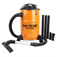 BACOENG 5.3-Gallon Ash Vacuum with Double Stage Fi