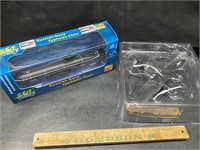 Die cast plane and submarine model