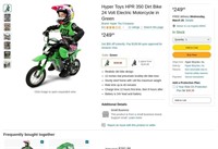 FM8373  Hyper Toys HPR 350 Dirt Bike 24V Green