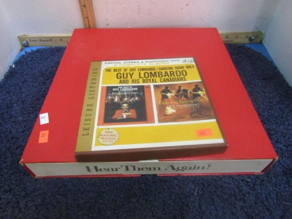 33 RPM RECORDS & GUY LOMBARDO TAPE