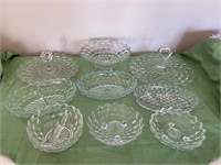 Fostoria  & VGT Glassware Serving Pieces