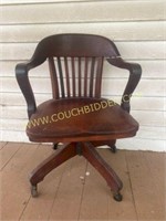 Antique oak Office Chair