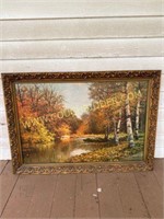 Beautiful Fall Painting by Robert Wood