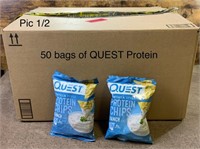50 Bags Quest Protein Ranch Totilla Snack Chips