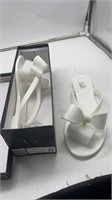 kali size 8 white sandals