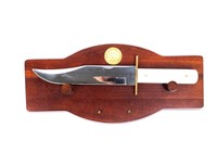 Knife NRA  Bowie Knife with Display Board