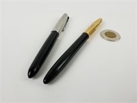 Stylo Schaeffer à embout 14K + stylo Parker