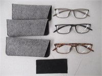Innovative Eyewear Flexible Readers, Brown, Black