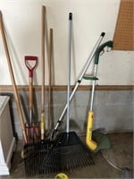 Assorted Long Handled Tools