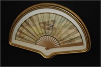 The St. Nicholas Souvenir Fan in shadow box frame