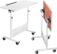 Height Adjustable Folding Desk  31.5x19.6 White