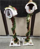 30" Tall Decorative Christmas Mailboxes
