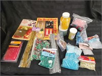 Variety of Beads & Crafting Supplies